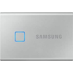 Samsung T7 Touch Portable SSD — 500 GB — USB 3.2 Gen.2 ārējais SSD Metālisks sudrabs (MU-PC500S/WW)