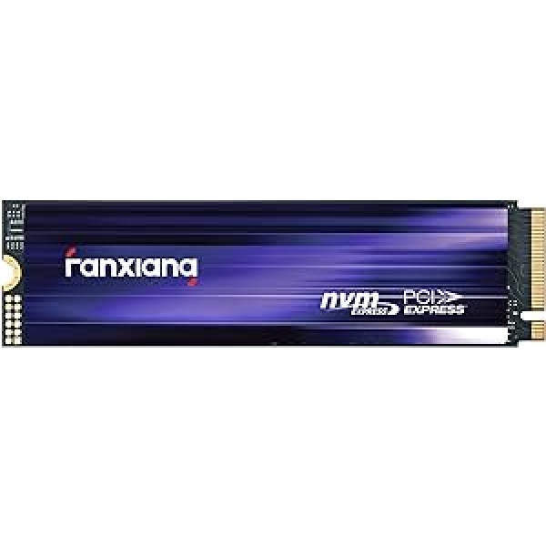 fanxiang S880 4TB PCIe 4.0 NVMe SSD M.2 2280 iekšējais cietvielu disks — līdz 7300 MB/s, saderīgs ar galddatoriem un klēpjdatoriem