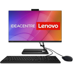 Lenovo IdeaCentre AIO 3 galddators | 23,8 collu Full HD displejs | AMD Ryzen 5 7530U | 16 GB RAM | 1TB SSD | AMD Radeon Graphics | Win11 | Melns | Ietver tastatūru un peli | 3 mēneši Premium Care