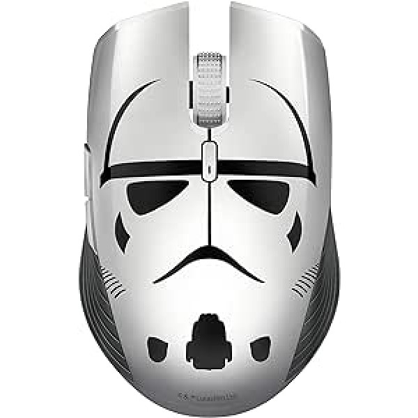 Razer Atheris Stormtrooper Edition - Wireless Gaming and Office Mouse (280 Hours Battery Life for Wireless Work, Optical Sensor, Adaptive Frequency Technology, Dual Connection)