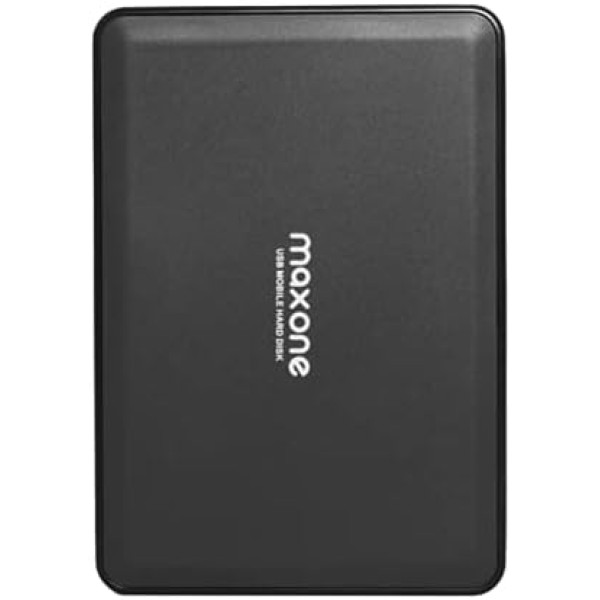 Maxone portatīvais ārējais cietais disks 320 GB 2,5 collu USB 3.0 dublējumkopijas HDD Portable televizoram, personālajam datoram, Mac, MacBook, Chromebook datoram, Xbox One, Wii u, PS4, klēpjdatoram, galddatoram, Windows (melns)