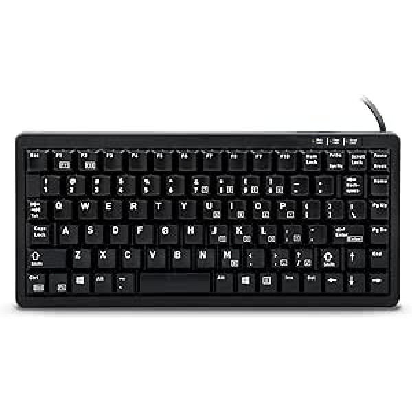 CHERRY Compact Keyb USB PS / 2 black (U.S.)