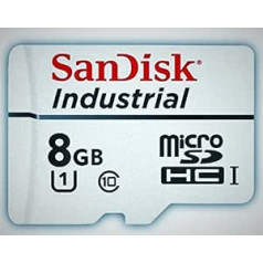 SanDisk Industrial 8GB microSD SDHC UHS-1 class 10 microSD memory card for industrial applications 8GB miroSDHC class 10 card + SD adapter + protective case SDSDQAF-008G C10 Industrial MLC Bulk