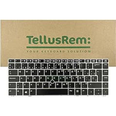 TellusRem Replacement Keyboard Spanish Backlight for HP 9470M