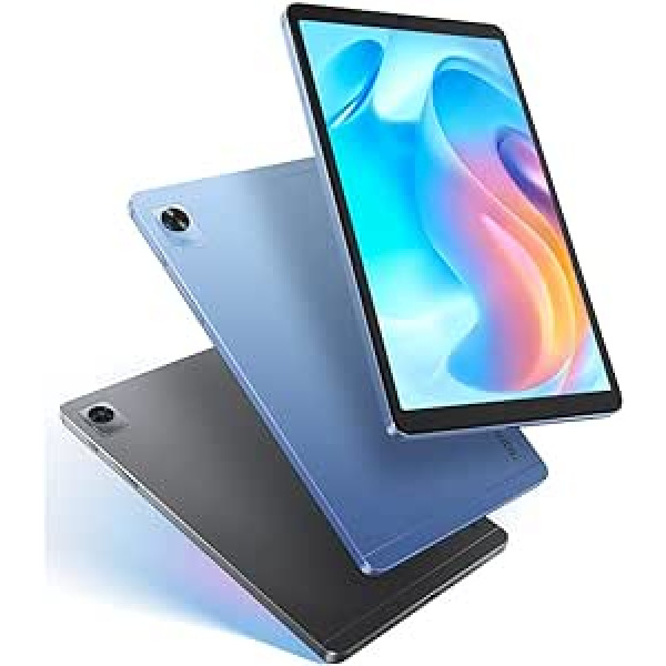 realme Pad Mini Wifi 4+64, liels 8,7 collu displejs, mega akumulators ar realme 6400 mAh, spēcīgs Unisoc T616 procesors, 18 W ātra uzlāde, 7,6 mm unibody dizains izgatavots no alumīnija, pelēks EU