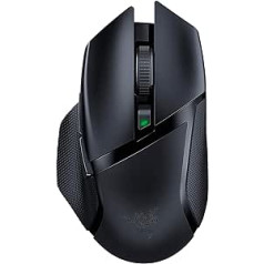 Razer Basilisk X Hyperspeed Wireless Gaming Mouse: Bluetooth & Hyperspeed Wireless Compatible - 16K DPI Optical Sensor - 6 Programmable Buttons - 450 Hours Battery - Matte Black