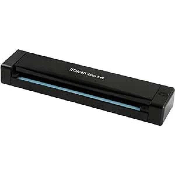 IRIScan Executive 4 dokumentu skeneris: 8PPM Duplex | Skeneris a4 | Stromversorgung USB | skenēt uz USB | skenēt uz Word — PDF | Uzvarēt