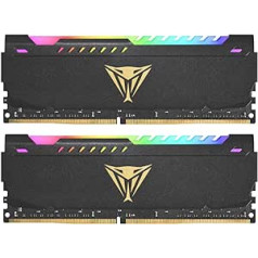 Patriot Viper Steel RGB DDR4 32GB (2 x 16GB) 3200MHz CL18 spēļu atmiņas komplekts