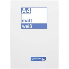 16–Aug - 11–10 x A4 matt White-Adhesive Film for use, Weather-Proof, waterproof, suitable for Laser Printers