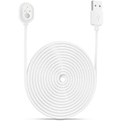 Arlo Ultra/Arlo Pro 3 Charging Cable BECEMURU Weatherproof Magnetic Cable for Arlo Ultra/Arlo Pro 3 Security Camera (White) (20ft/6m, 2 Pack)