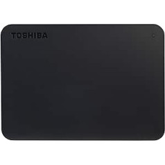 Toshiba HDTB420EK3AA Canvio Basics portatīvais ārējais cietais disks USB 3.0, 2TB melns