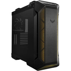 ASUS TUF GT501 Gaming Case (up to E-ATX, 120 mm RGB Fan, 140 mm PWM Fan, USB 3.1 Gen 1) Black