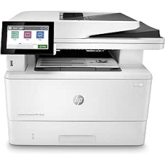 HP LaserJet Enterprise M430f Multifunction Laser Printer (Printer, Scanner, Copier, Fax, LAN, Duplex, 350-Sheet Paper Tray) White