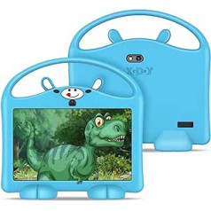 XGODY T702 Pro Max Children's Tablet 7 Inch HD Display - iWawa App Pre-Installed with Parental Control, Android 12 4GB + 64GB Tablet for Children, Quad Core, Dual Camera, WiFi with Kid-Proof Case