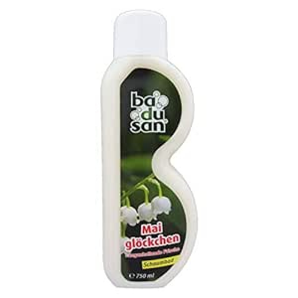 Badusan Foam Bath Lily of the Valley 6 x 750 ml vannas piedevu kopšanas vannas iepakojums pa 6