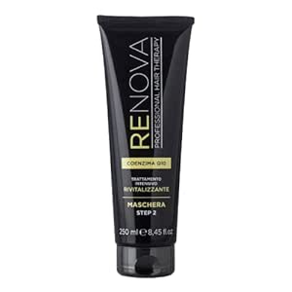 Capello Point Renova Revitalising Mask Coenzyme Q10 Hair Mask Suitable for Dull and Brittle Hair, Energising and Antioxidant Effect, Preserves Hair Colour, 250 ml