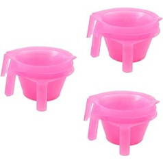 Doitool Set of 9 Salon Colour Bowls Hair Dye Cups for Hairdressers Mixing Hair Dye Brush Hair Dye Cup Dye Bowl Face Adjustment Pigment Mixing Bowl Suite Plastic