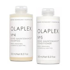 Olaplex Nr. 4 un 5 Bond Maintenance šampūns un kondicionieris