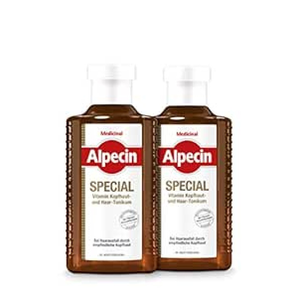 Alpecin Medicinal Special - 2 x 200 ml - Vitamin Scalp and Hair Tonic | For Hair Loss Due to Sensitive Scalp