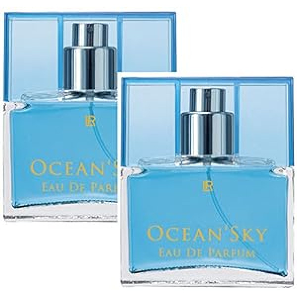 L R LR Ocean' Sky Eau de Parfum for Men (2x 50 ml)