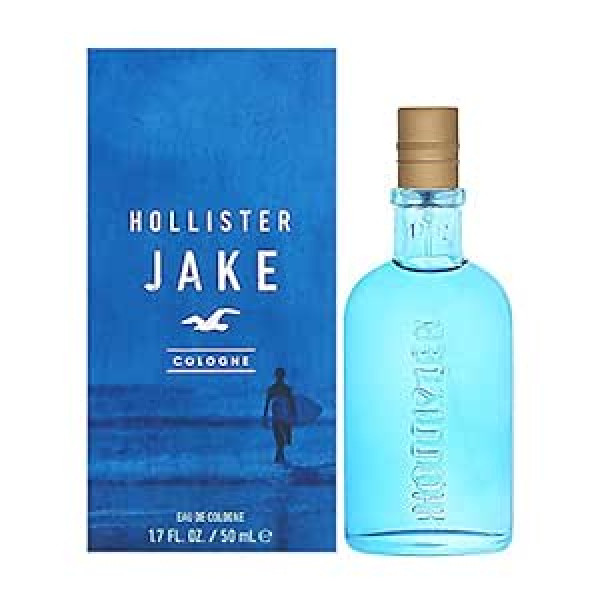 Hollister Jake for Men by Hollister — 50 ml Ķelnes izsmidzināmais ūdens (jauns zils iepakojums)