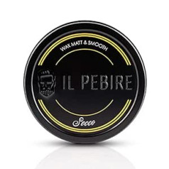 Il Pebire - SECCO BLVCK Edition I Extra Matte Hair Wax I Medium Hold & Dry Effect I Ūdens bāzes matu vasks I Speciāli plāniem un vidējiem matiem I Re-Style Bar jebkurā laikā Bez atlikumiem (dzeltens)