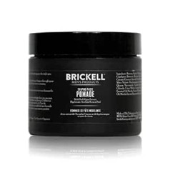 Brickell Men's Products Brickell vīriešu veidojošā pastas pomāde vīriešiem, dabīga, tekstūras vaska pomāde, 59 ml, aromātisks