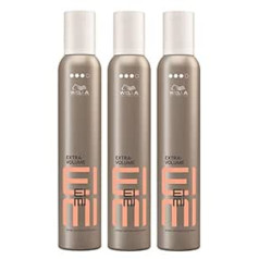 Wella Professionals Eimi Extra Volume Volume Mousse Strong Hold 300 ml Pack of 3