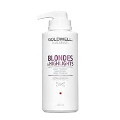 Goldwell Dualsenses Blondes & Highlighting 60 секунд Лечение уходовая процедура, упаковка 1 крема (1 x 500 мл)