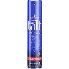 Taft Schwarzkopf 3 Weather Taffeta matu laka, Ultra 24h Strong Hold 4, iepakojumā 5 (5 x 250 ml)