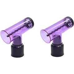 Minkissy 2 Pieces Roller Cover Home He Curler Air Blow T Dryer Curler Wave Tool Barber Perm Portable for Curl Interfeisa difuzors Krāsa Elektriskais difuzors Veikals Frizieris