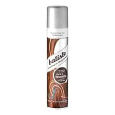 Batiste sausais šampūns Brunette 200 ml, sausais šampūns matu atsvaidzināšanai un veidošanai, matu kopšanas aerosols tumšiem matiem, bez atlikumiem, bez skalošanas, matu veidošana ar krāsas efektu