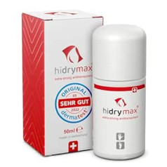 ‎Hidry hidry Max Antiperspirant – Без дезодоранта – Антиперспирант в максимальной дозе против потливости рук и ног в нечувствительных зонах