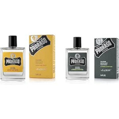 Proraso Cologne Wood & Spice 100ml & Eau de Cologne 100ml - Cypress & Vetyver