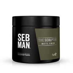 Sebastian SEB MAN THE SCULPTOR - матирующая глина для волос с минералами - крем для укладки текстурированных причесок - со стимулирующим ароматом бергамо