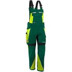 Grizzlyskin Iron Dungaree Workwear darba bikses vīriešiem un sievietēm, unisex boilera tērps, Codura aizsargbikses ar vairākām kabatām un aizsardzību pret griezumiem, parastie izmēri