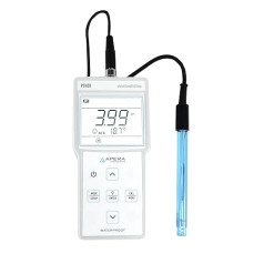 Apera Instruments PC400 pārnēsājams daudzparametru mērītājs (pH/EC/TDS/temp.) (precizitāte ±0,01±1 cipars, automātiska 1 līdz 3 punktu kalibrēšana, temperatūras kompensācija no 0 līdz 100 °C), AI413