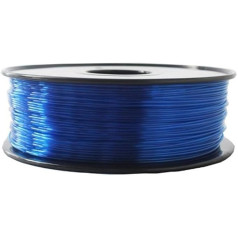 W-Shufang,3D 1.75/3 mm premium PC filament for 3D printer polycarbonate filament strong thermoplastic temperature resistance (colour: 1 kg 1.75 mm blue)