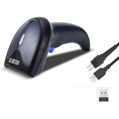 NETUM Bluetooth 2D svītrkoda skeneris 3-in-1 (2,4 G bezvadu un Bluetooth un USB vadu) Svītrkoda lasītājs QR PDF417 DataMatrix Maxicode skenēšana mobilajam tālrunim Android iOS PC dators W8-X