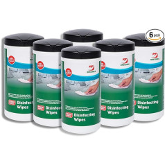 Dreumex Disinfectant Wipes - 6 Boxes x 80 Wet Wipes - All-Purpose Cleaner - Surface Disinfectant - For Use in the Car, Kitchen and More - Kills Bacteria & Viruses