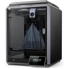 Creality K1 3D printeris 600 mm/s īpaši ātrs drukāšanas ātrums, viedais printeris ar divkodolu 1,2 GHz centrālo procesoru, 3D printeris DIY 300 °C augstas temperatūras 3D printera sprausla, LCD automātiskā izlīdzināšana