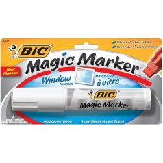 BIC Jumbo Chisel Magic Window Markers White (BICMWXP11WI) no BIC