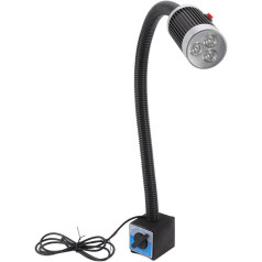 Magnetische Arbeitsleuchte Werkbankleuchte, 9 W 24 V LED-Arbeitsleuchten Schreibtisch-Arbeitslampe Flexible Schwanenhalslampe Nähmaschinenleuchte LED-Werkzeugmaschinenlampe für Drehmaschine Fräsbohrma