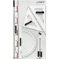 Linex — Lineāls — tāfeles zīmēšanas rīki 6 daļ. zīmēšanas rīki Magnētiskā tāfeles komplekts skolotājiem