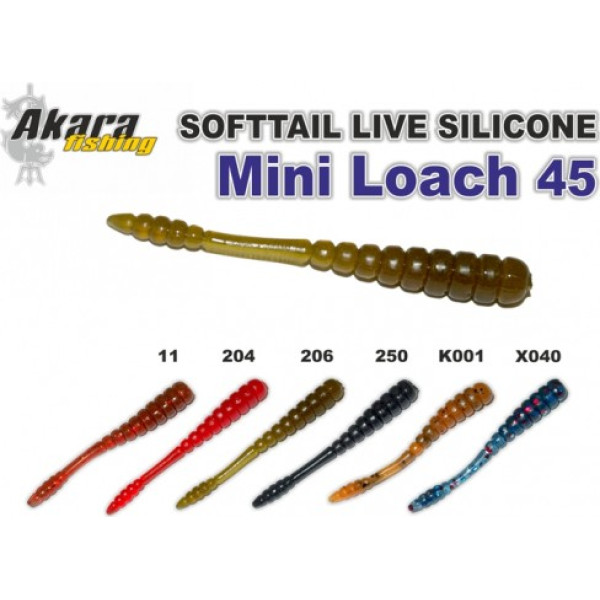 Silikona māneklis AKARA mini SOFTTAIL «Mini Loach»