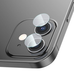 2x 0,25 mm 9H rūdīts stikls kamerai iPhone 12 / iPhone 12 mini caurspīdīgs