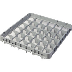 Full Drop E1 stikla virsma CAMBRO grozam 50x50cm 36 nodalījumi - pelēks