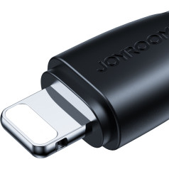 iPhone USB kabelis - Lightning 2.4A Surpass Series 1.2 m melns