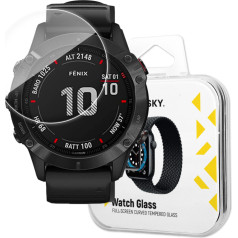 Hibrīds aizsargstikls Garmin Fenix 6X Pro, caurspīdīgs