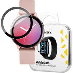 Hibrīds aizsargstikls priekš Samsung Galaxy Watch Active 2 44mm melns